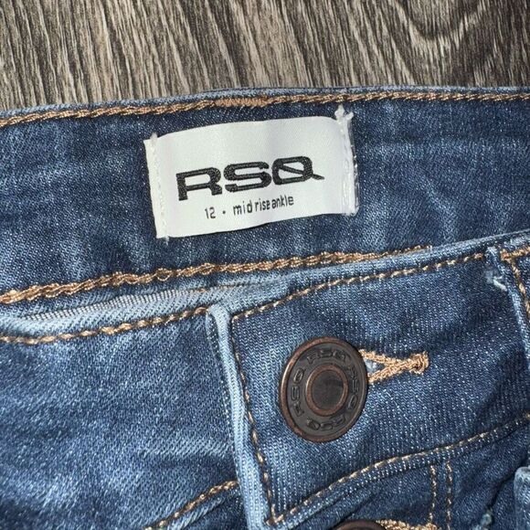 RSQ size 12 Mid Rise ankle Skinny Jeans - Picture 3 of 4